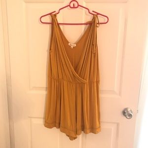 Gold (Mustard Yellow Romper) Size Large